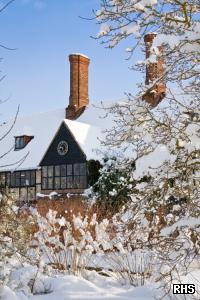 House covered in snow